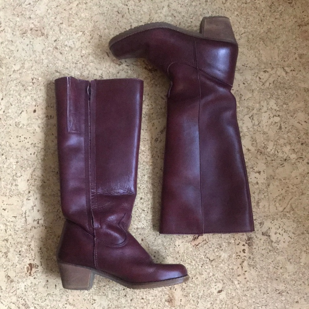 Vintage LL bean fleece lined boots size 7